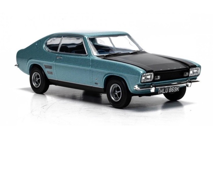 Corgi Vanguards 1:43 Ford Capri Mk1, Glacier Blue Model Car New Boxed