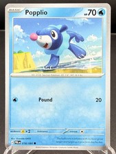 Popplio!!! 018/084 Common Pitch Black Pokemon Near Mint