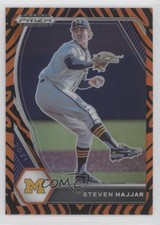 2021 Panini Prizm Draft Picks Tiger Stripes 80/99 Steven Hajjar #PDP61 nd3