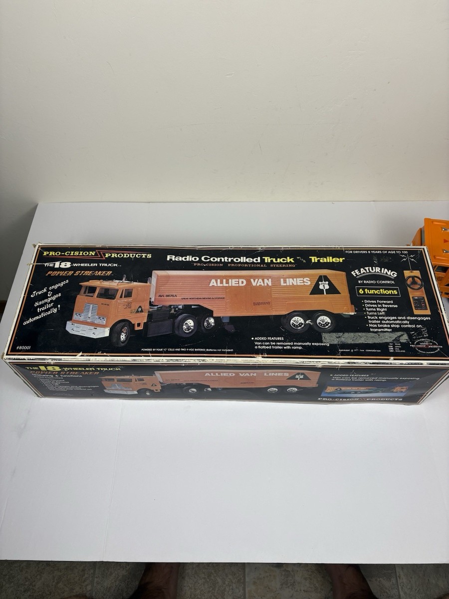 Pro Cision Allied Van Lines 18 Wheeler Truck Power Streaker Radio