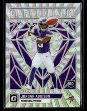 2023 Donruss Optic #DH-JA Jordan Addison Diamond Hands card