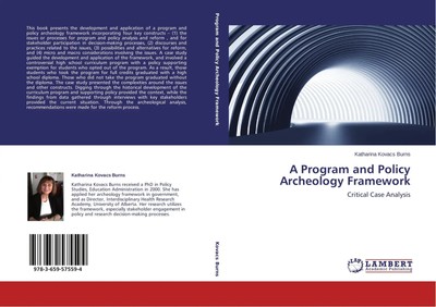 Katharina Kovacs Burns | A Program and Policy Archeology Framework | Taschenbuch