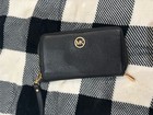 MK Michael Kors Pebble Black Zip Around Wallet — photo 1