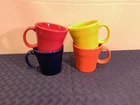 Lot of 4 New Fiesta Multicolor TAPERED MUGS. Price is Firm. No offers.