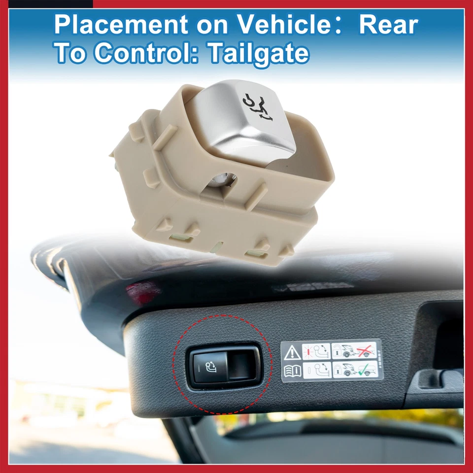 Trunk Release Switch No.2059051713 for Mercedes-Benz C180 C180 C200 C300 - Image 3 of 4
