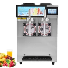 2 x 12L / 3.17 Gal Commercial Slushy Machine Margarita Smoothie Frozen Drink