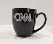 CNN Black White Logo Coffee Mug Cup Ceramic News Definition Ships Free
