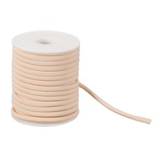 Nylon Elastic Cord,1/4 Inch 21.87 Yard Stretchy Spandex Cord,Snow White