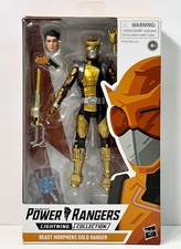 Hasbro Power Rangers Lightning Collection Beast Morphers Gold Ranger 6in Action