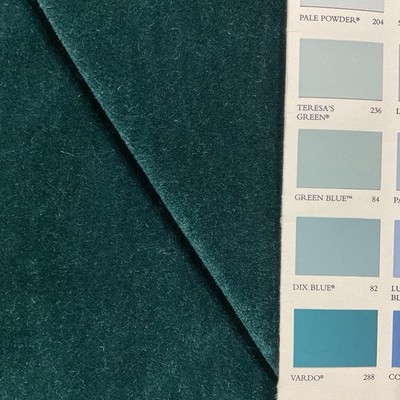 ALTFIELD ARIA MOHAIR POLSTER SAMT - EVERGREEN - UVP 290£/M - 4,80M - 417£.