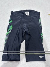 Speedo Competition Jammer Swimsuiw Endurance Mens Size 28 Black