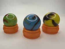 Glass Marbles With Displays Included lot 7874