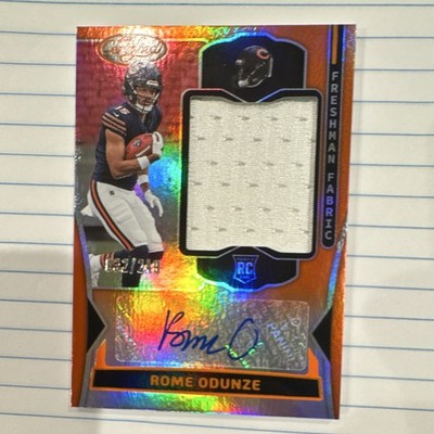 Panini 2024 Certified Rome Odunze Freshman Fabric Auto Mem RC FMS-ROE /249