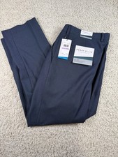 Perry Ellis Portfolio Pants Mens 38x30 Slim Fit Stretch Dress Pants