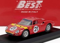 Modellauto Statisch Best Ferrari 250LM Winner Zolder 1965 Bianchi Scale 1/43