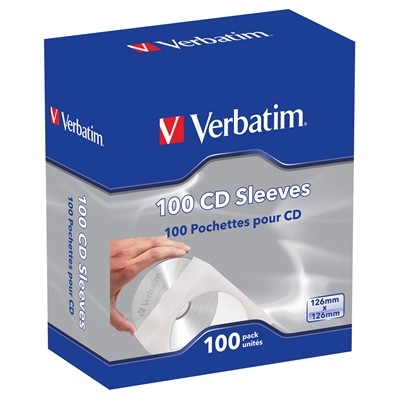 Verbatim 49976 CD Papierhüllen 100er-Pack