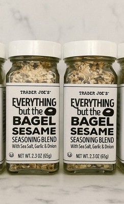 Trader Joe's Everything but The Bagel Sesame Seasoning Blend 2.3 oz Each
