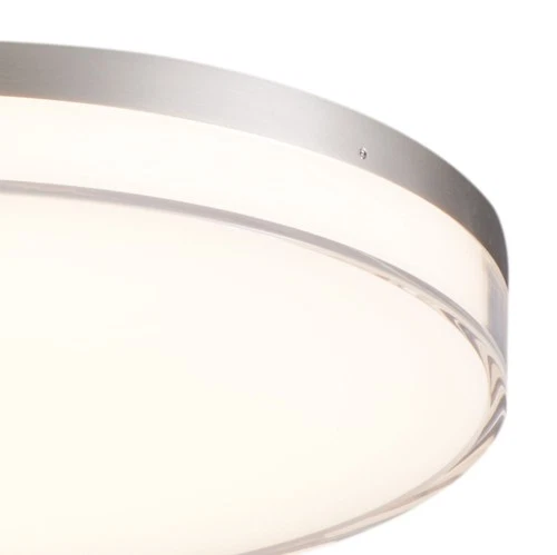 Minka Lavery 769-2-L Vantage 13"W LED Flush Mount Ceiling Fixture - Ashen Brass - Picture 7 of 11