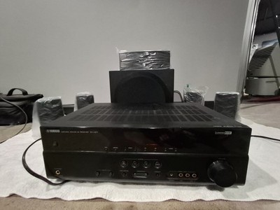 Yamaha RX-V371 5.1 Home Theater System NS-AP1405BL Speakers Subwoofer