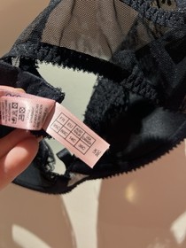 Agent Provocateur Black Pink Fifi Lace Bra 36C (95C FR)