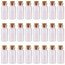 BPA-Free 10ml Mini Glass Bottles with Corks - Versatile DIY Decor Solutions