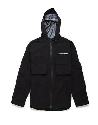 Men's Deus Ex Machina Performance Technical Rain Jacket Size Large Brand New