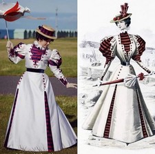 1890s Victorian Seaside Costume Historical Dresses Victorian Edwardian Dress
