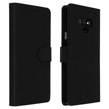 Custodia Galaxy Note 9 Custodia portadocumenti Funzione Supporto Nero