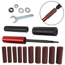 Rubber Sanding Drum Kit with Adapter for Drill and Sandpaper for Wood Surfaces