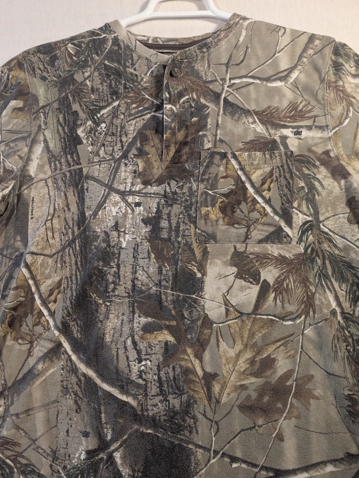 REAL TREE-L/G 42-44 Camo Pullover Long Sleeve Hunting Shirt - Image 2 of 4