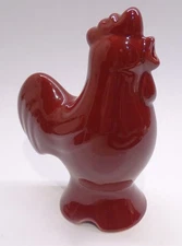 Maroon Rooster Pie Bird Vent/Funnel