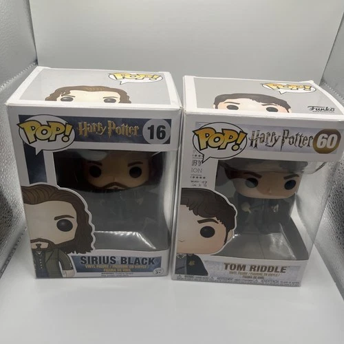 Harry Potter Funko Pop Sirius Black and Tom Riddle #16 and #60