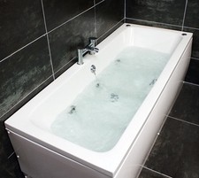Image of Camilla Whirlpool Bath 1800mm x 800mm with Choice of Jet Colour and Light Option