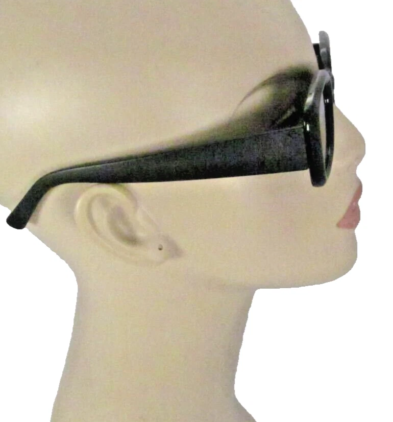 Gafas de sol ROXY estrechas negras ojos de gato lentes de humo RS3009OP-001 Foto 3 de 4