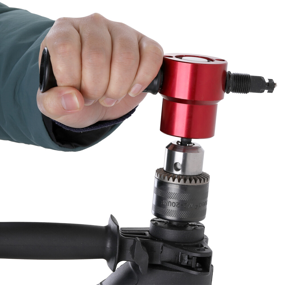 Doubleheaded Sheet Metal Nibbler Metal Cutter 360 Degree Drill Power