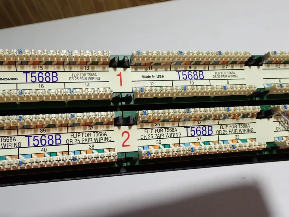 PANEL DE CONEXIÓN LEVITON CAT 6 EXREME 6+ USADO Foto 4 de 4