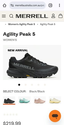 Merrell Agility Peak 5 Brand New In Box USA Size 8 - Picture 4 of 5