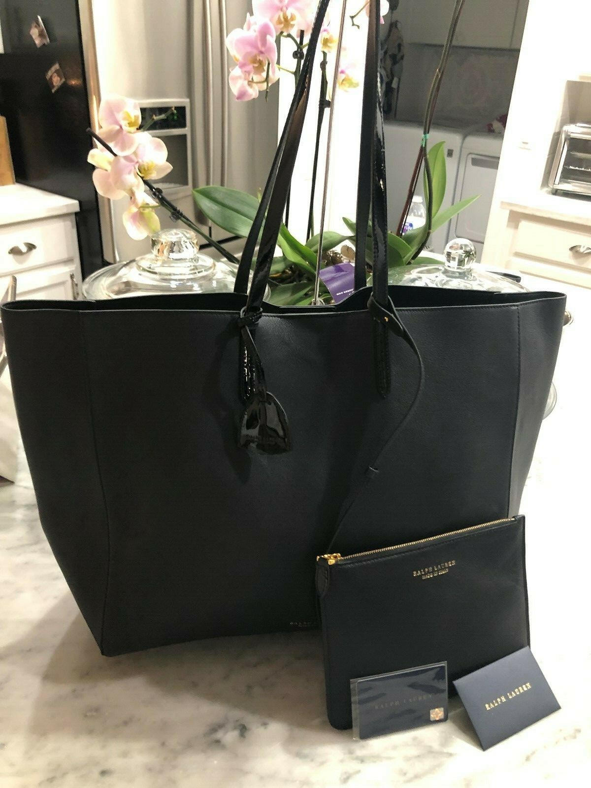 ralph lauren steer head bag