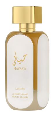 Lattafa Hayaati Gold Elixir Eau De Parfum Spray for Unisex, 3.4