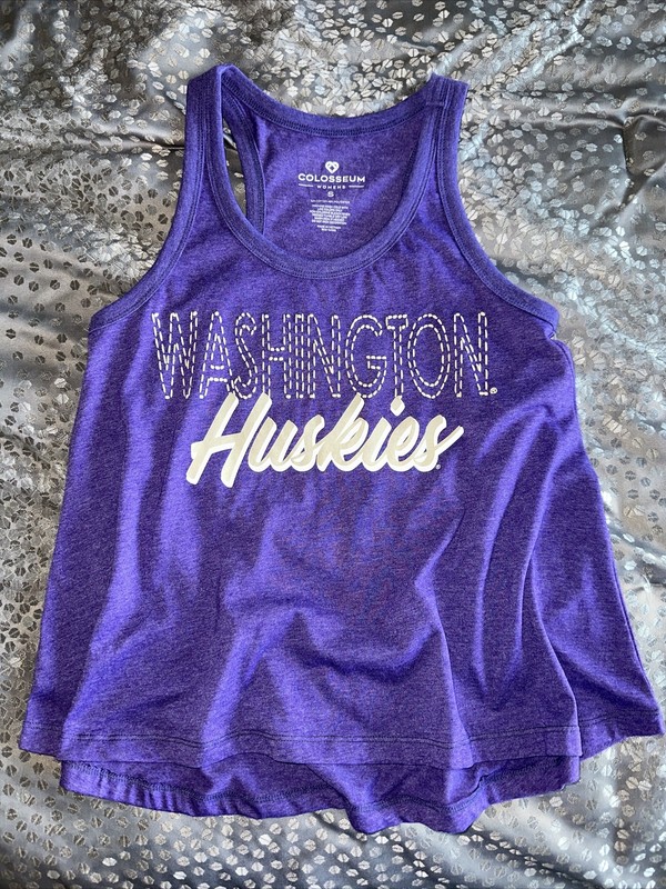 Washington Huskies UW Tank Top Huskies Dawgs Racer Back NWT
