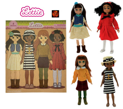 Lottie Doll Four Seasons Kleidung Multipack - 4 Puppenkleidung Outfits LT163