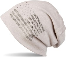 Noble chapeau de bonnet aux etats-unis de conception de drapeau avec des rivets 