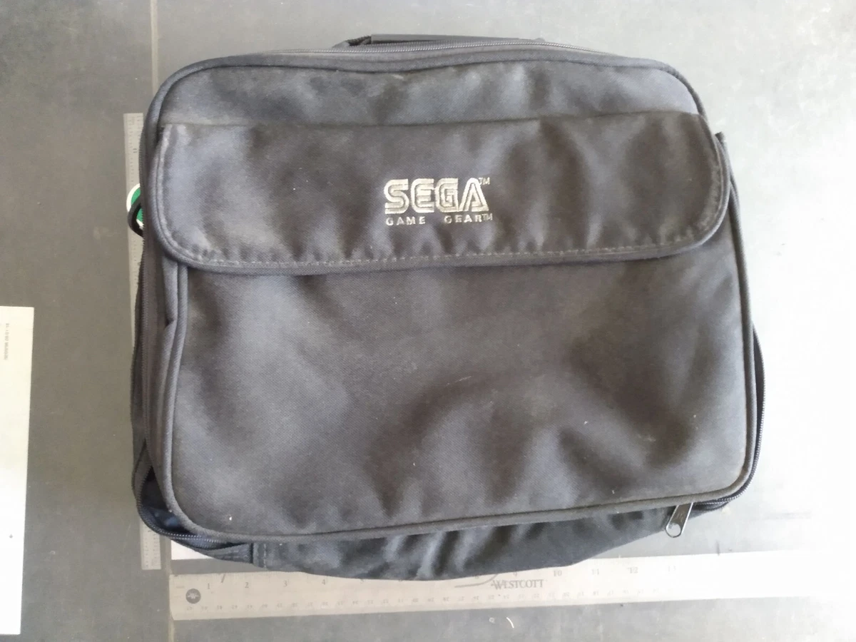 VINTAGE Black Sega Game Gear Carrying Case w Shoulder Strap NonProfit Org