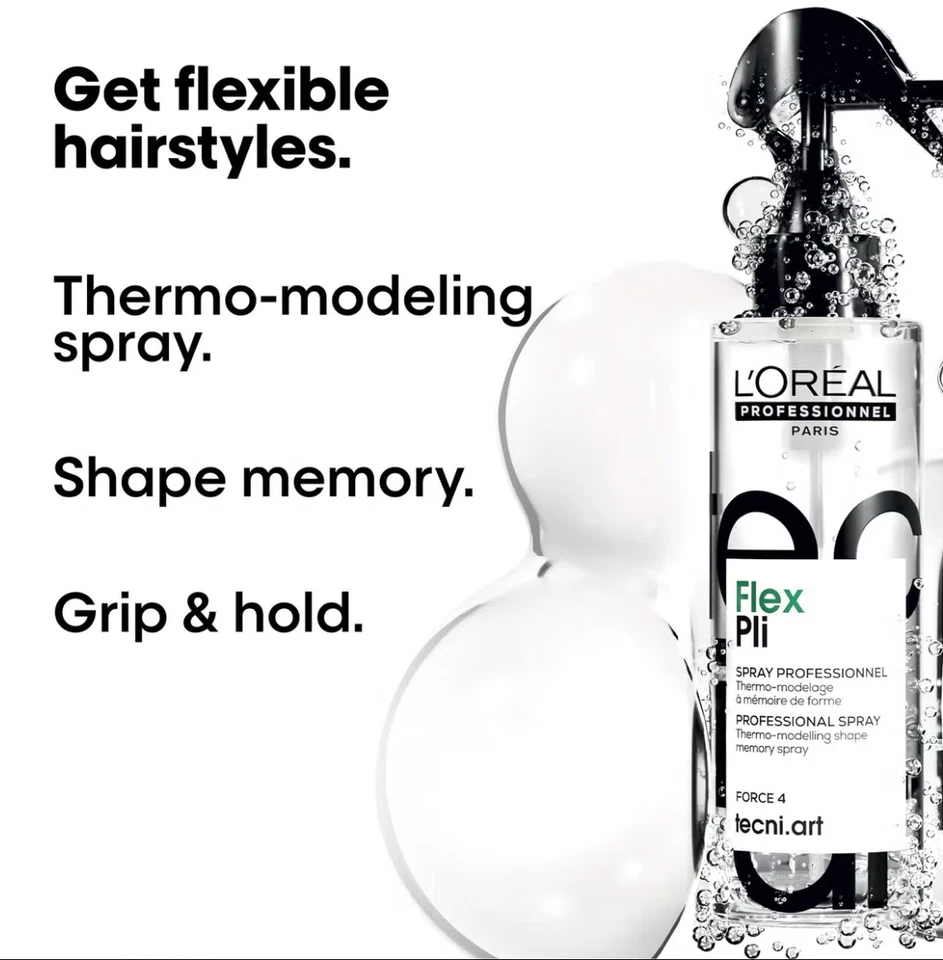 L'Oreal TECNI ART Pli 190ml - Heat Activated Spray/Thermo modelling spray - Image 3 of 4