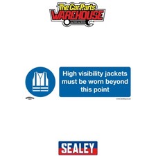 Sealey SS9P1 Worksafe High Visibility Jackets Must Be Worn Beyond This P