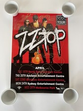 Rare ZZ Top Signed Tour Concert Poster, 23.5&rdquo;x26.5"