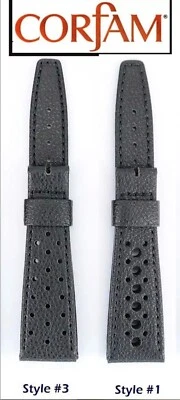 Genuine CorfaM® Watch Straps for Vintage & Reissue Heuer Watches & Chronographs - Photo 1/4