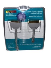 DATA SHARE 10 ' IEEE-1284 DB25 Bi-Directional Parallel Printer Data Cable Cord