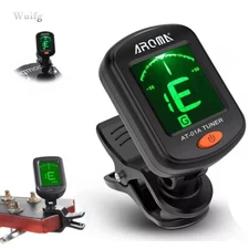  LCD Clip On Chromatic Acoustic Electric Guitar Bass Ukulele Banjo Violin Tuner