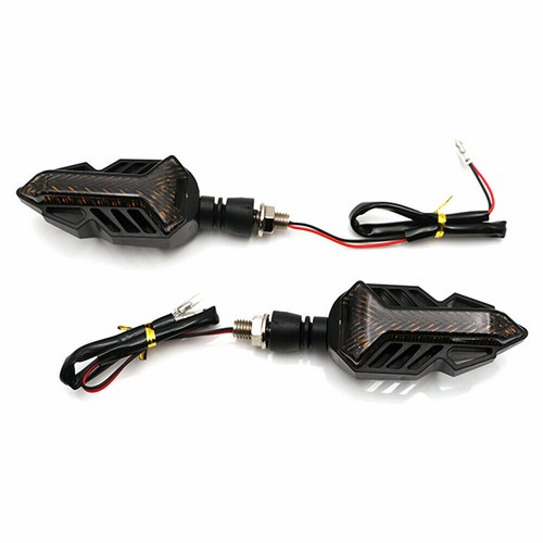 Universal Motorbike 12V LED Turn Signals Light Flashing Flowing Indicator Lamp - Imagen 7 de 8
